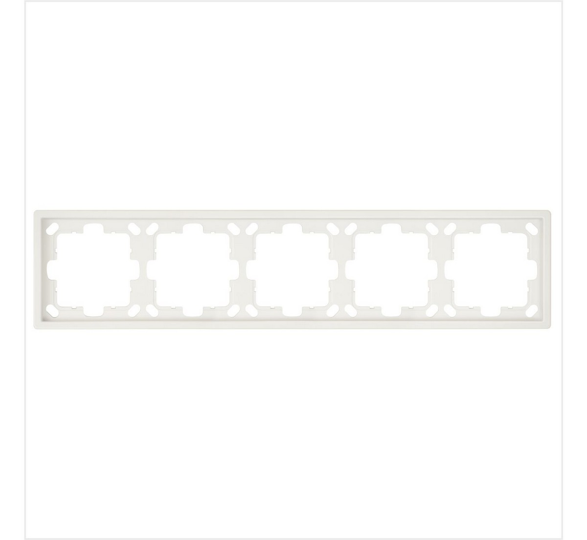 JASMART FD - розетки и выключатели Рамка JASMART FD 5-постовая Сахара 1005SH