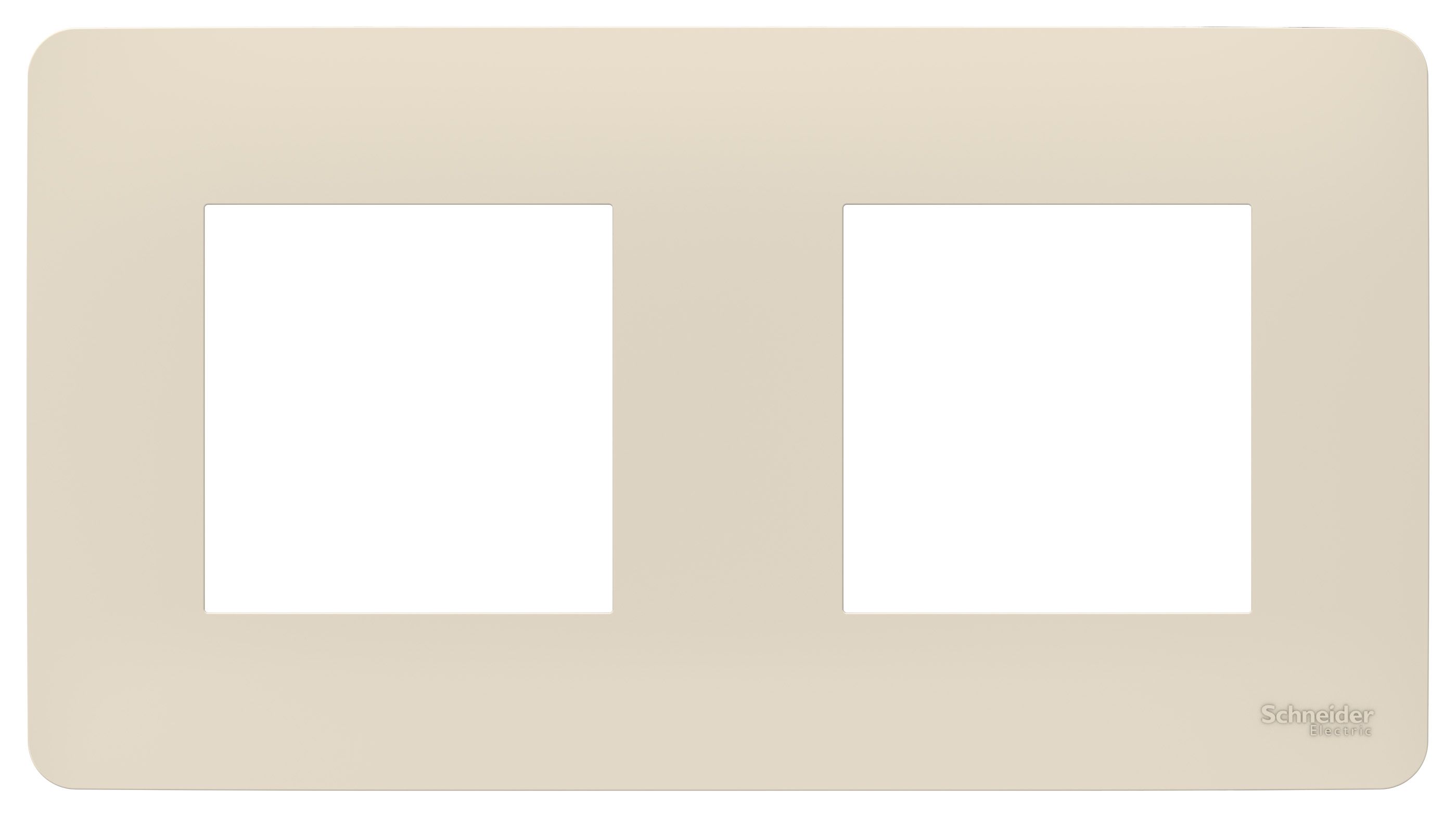 Рамки Unica Studio Бежевая Рамка Unica Studio Бежевая 2-ная NU200444