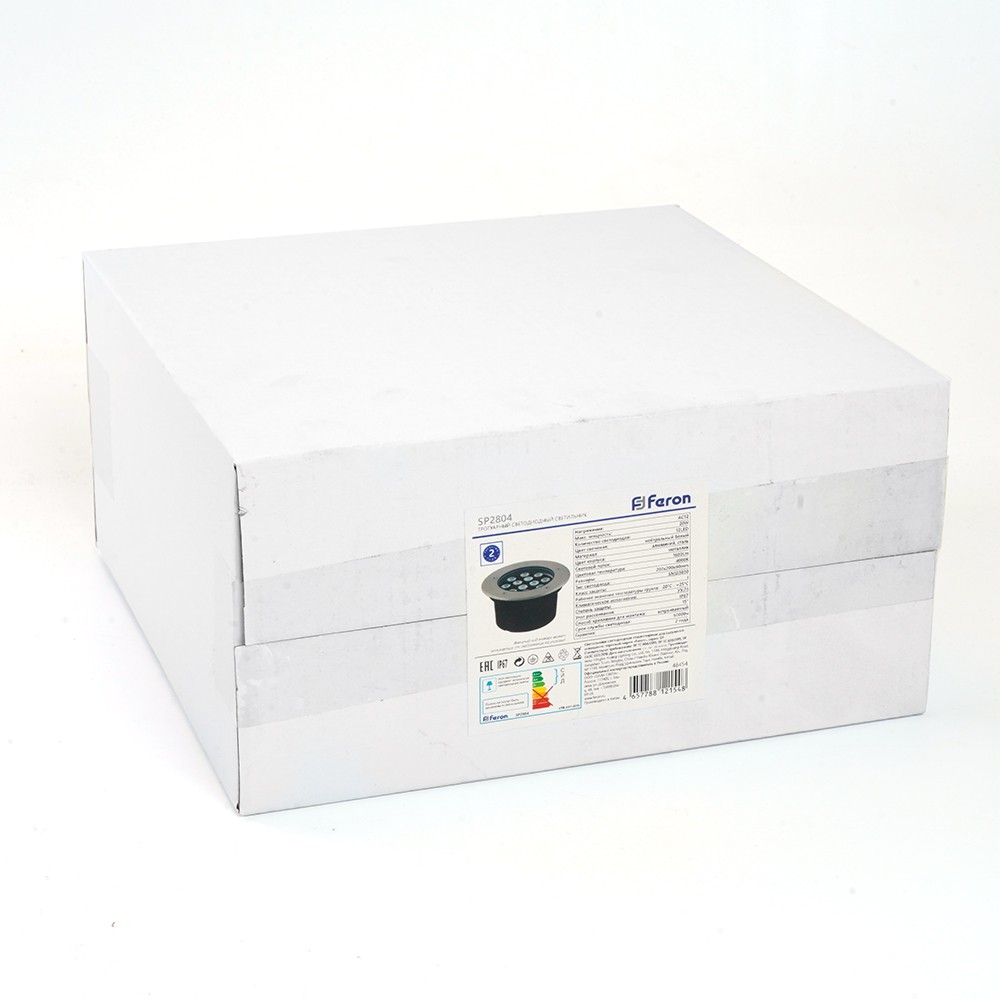 Светодиодные ландшафтные светильники Светодиодный светильник тротуарный (грунтовый) Feron SP2804 20W 12V 4000K IP67 48454 