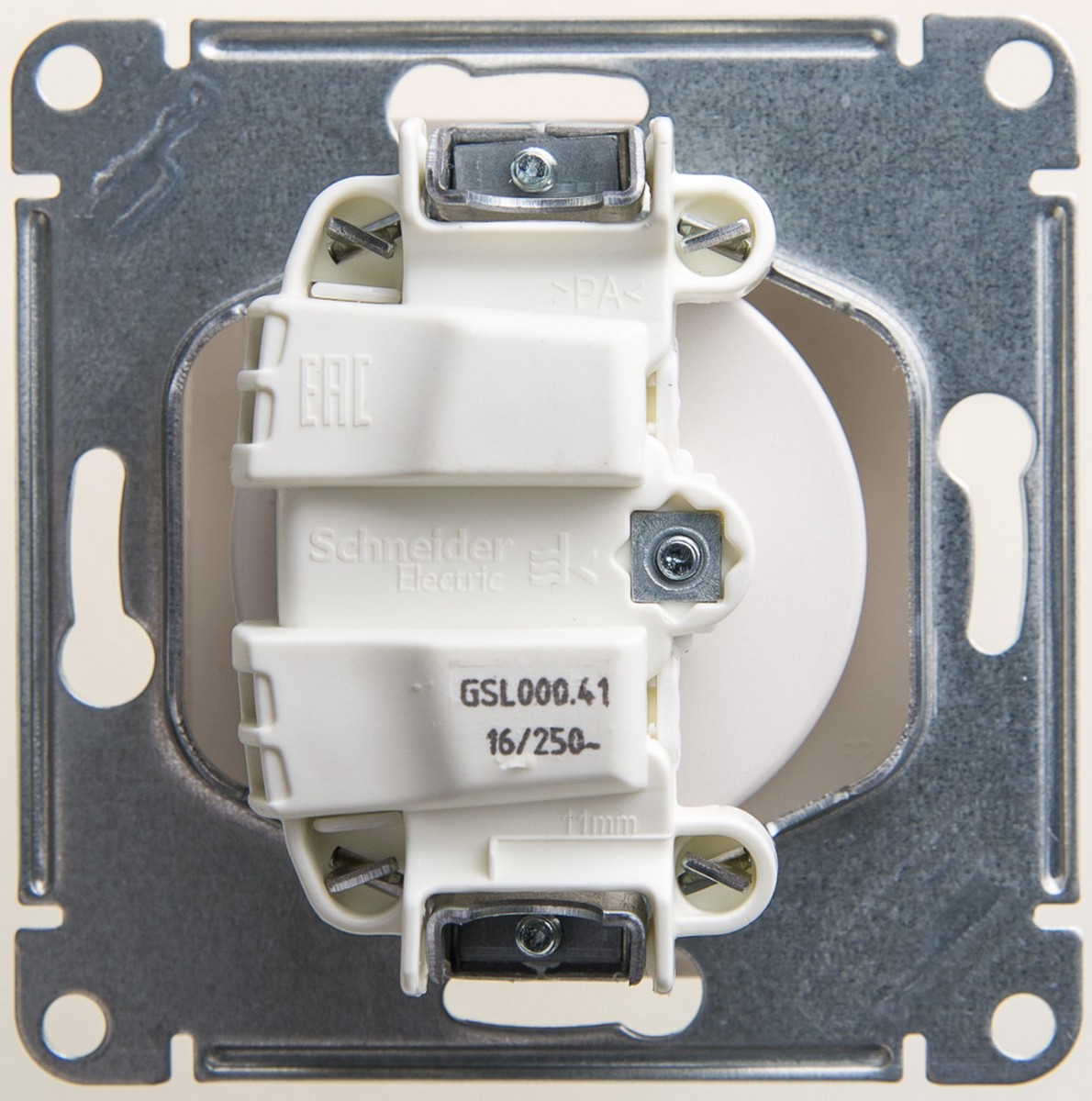 Glossa Перламутр Розетка Systeme Electric Glossa Перламутр без заземления, 16А механизм GSL000641