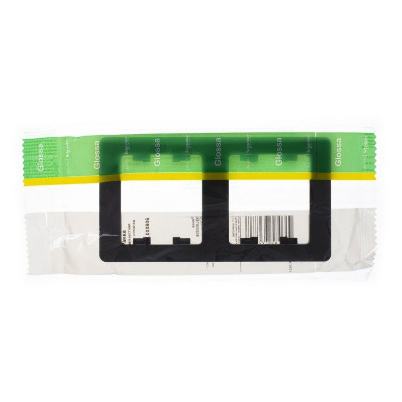 Glossa Шоколад Рамка Systeme Electric Glossa Шоколад 2-я, вертикальная GSL000806