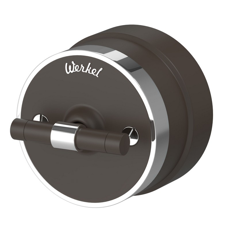 Werkel Ретро Выключатель Werkel на 4 положения двухклавишный (мокко матовый/хром) W5822052