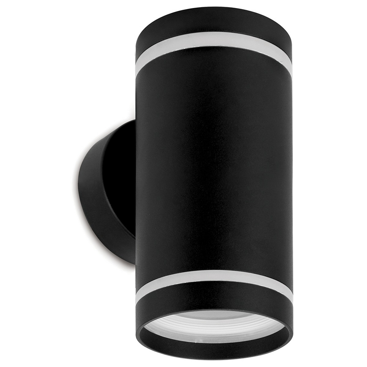 Уличные настенные светильники Светильник садово-парковый Feron DH1002 на стену вверх/вниз 2* GX53 230V черный 11709 