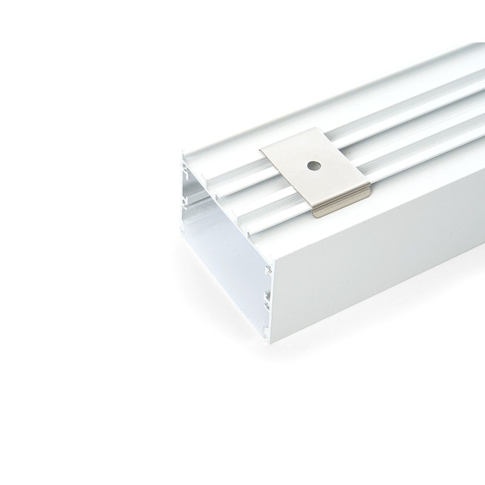 Профиль и крепеж для светодиодной ленты Профиль Feron  для светодиодной ленты накладной "Линии света" белый CAB257 10373 