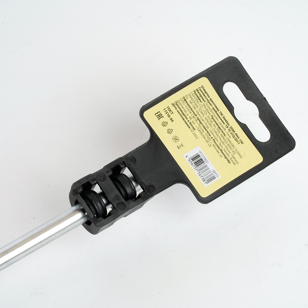 Отвертка крестовая STEKKER Ph 3 х 150 мм Cr-V двухкомпонентная рукоятка SDM-PH3-150 39771 фото