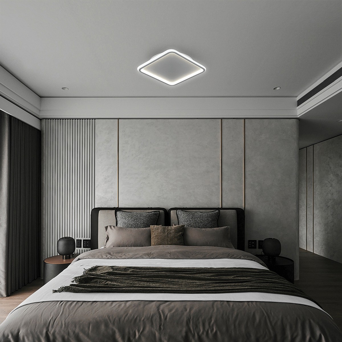 Управляемые светодиодные светильники и люстры Светодиодный управляемый светильник накладной Feron AL5840 80W 3000К-6500K 41692 