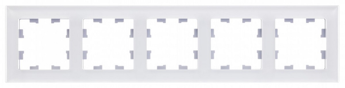AtlasDesign Рамки Nature Рамка Systeme Electric AtlasDesign Nature Матовое стекло Белый 5-ая универсальная ATN330105