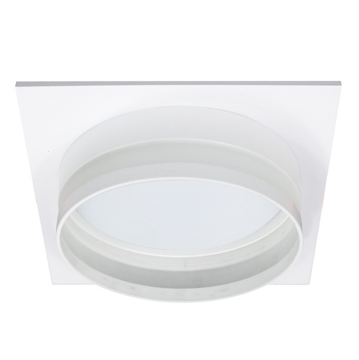 Встраиваемые светодиодные светильники Светильник встраиваемый Feron DL703 LUNA GX70 белый квадрат 51099