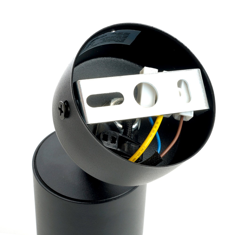 Светильники споты светодиодные Светильник спот Feron ML1861 ZEN настенно-потолочный GU10 чёрный золото 48641 