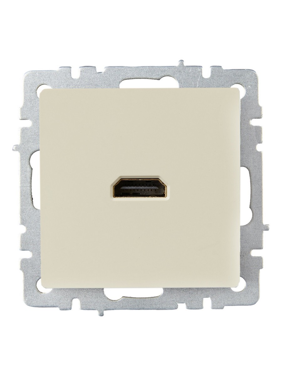 IEK Brite Бежевый Розетка IEK BRITE HDMI РHDMI-0-БрКр бежевый BR-H10-K10
