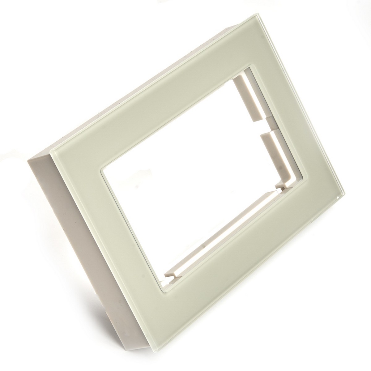 Катрин - Розетки и выключатели Stekker Рамка 2-местная (без перемычки) стекло STEKKER GFR00-7012-07 серия Катрин дымчатый 49041