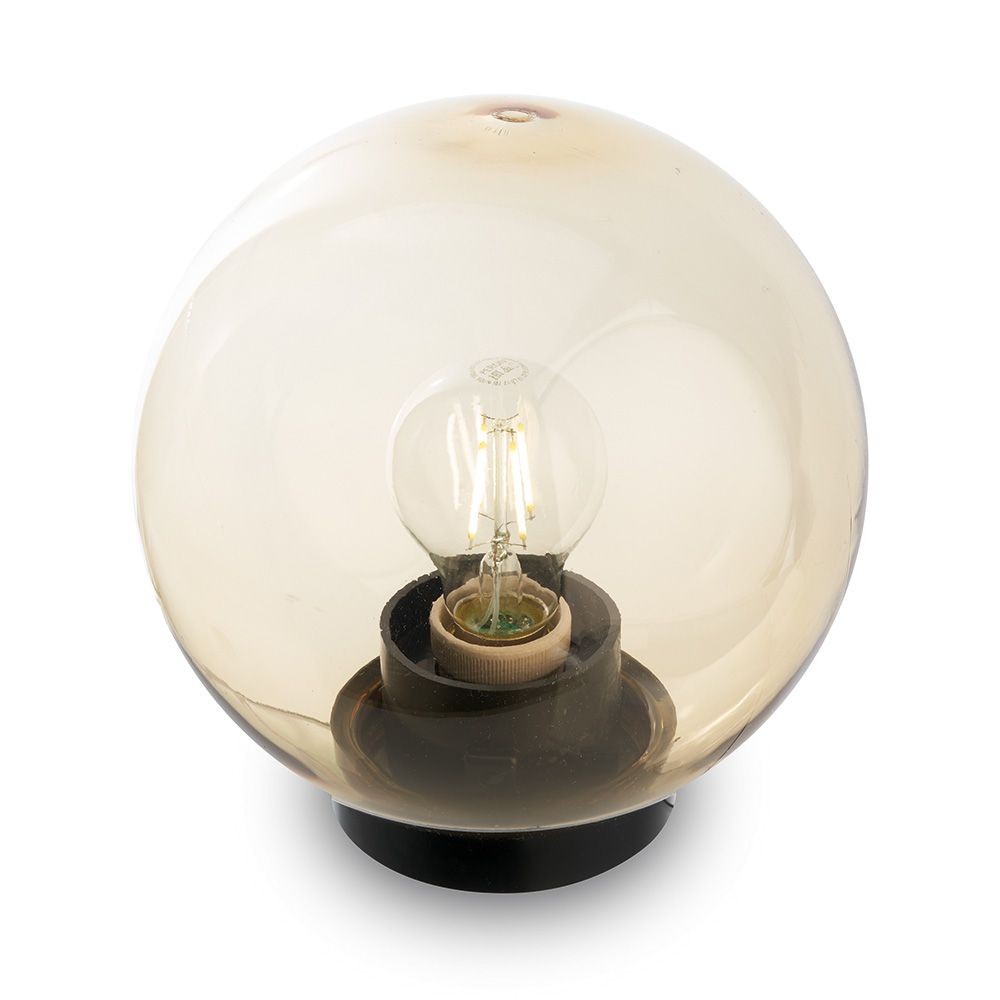 Уличные светильники на постамент Светильник садово-парковый Feron НТУ 01-60-253 шар ПМАА E27 230V золотой 11565 