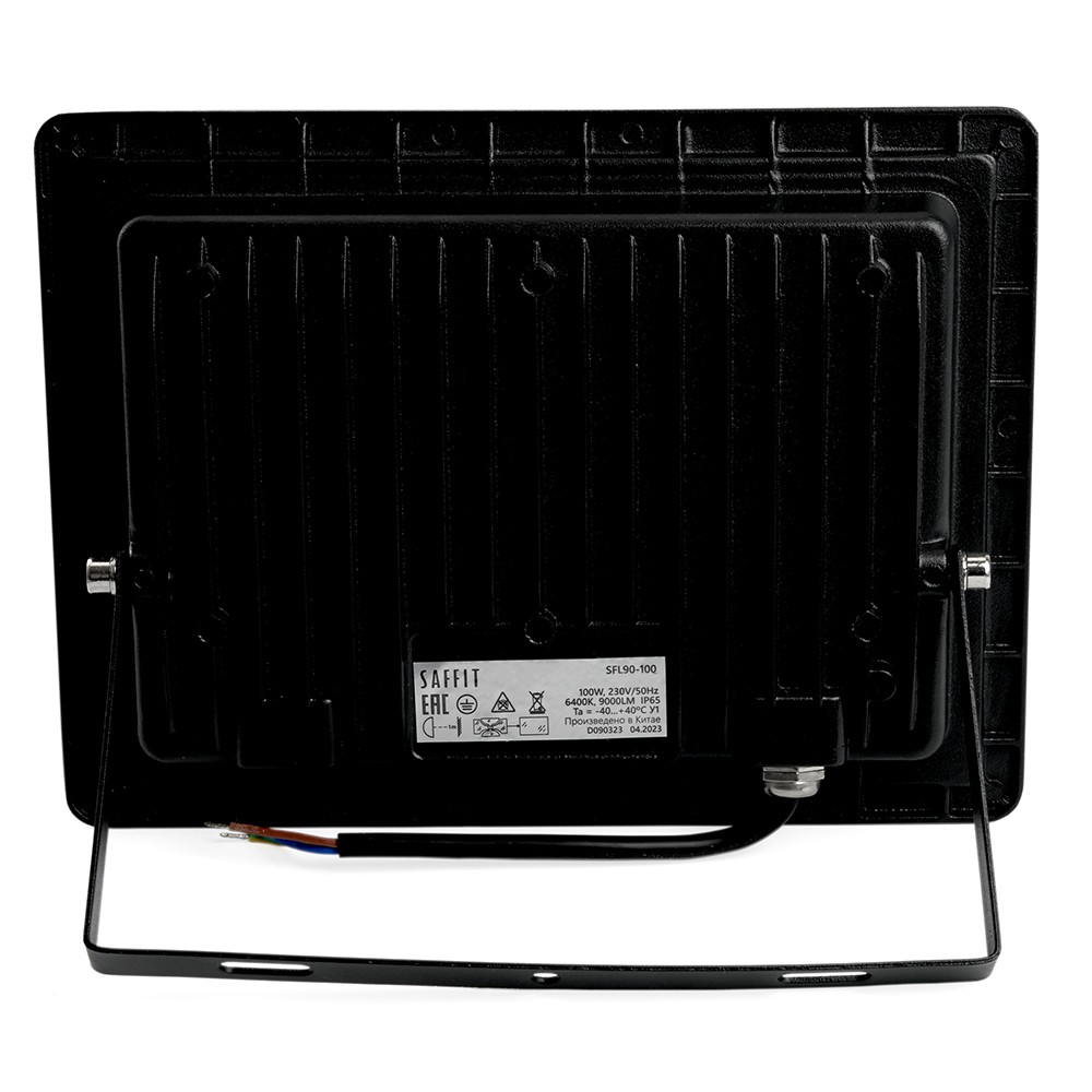 Прожекторы светодиодные Светодиодный прожектор Saffit SFL90-100 IP65 100W 4000K черный 55230 