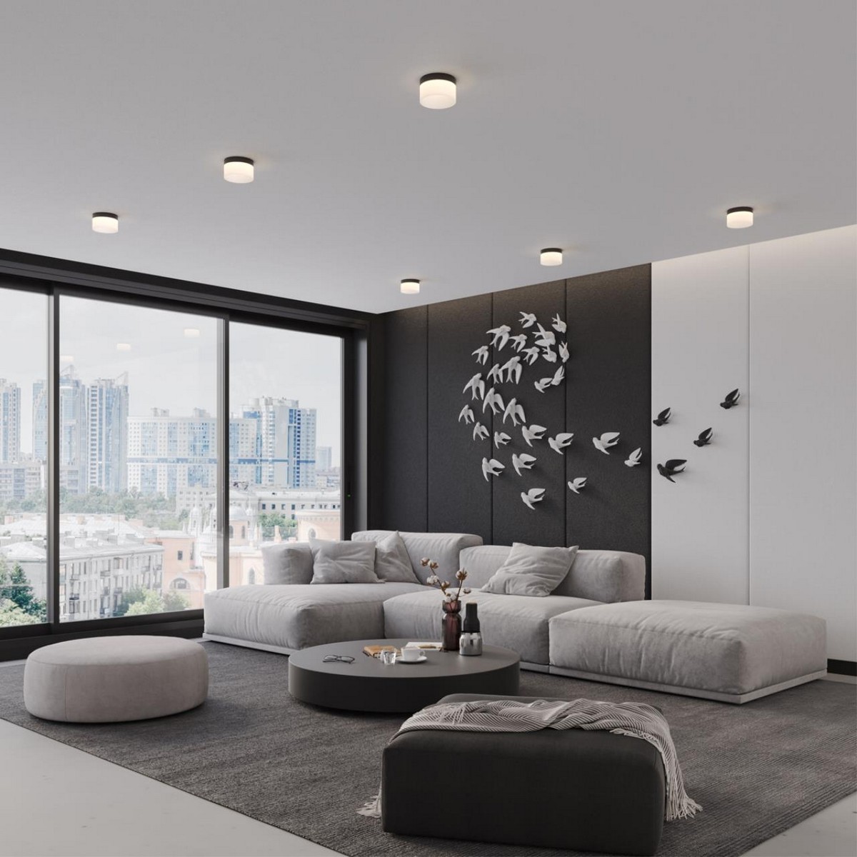 Накладные светодиодные светильники Светильник накладной светодиодный NOVOTECH AURA 359445 