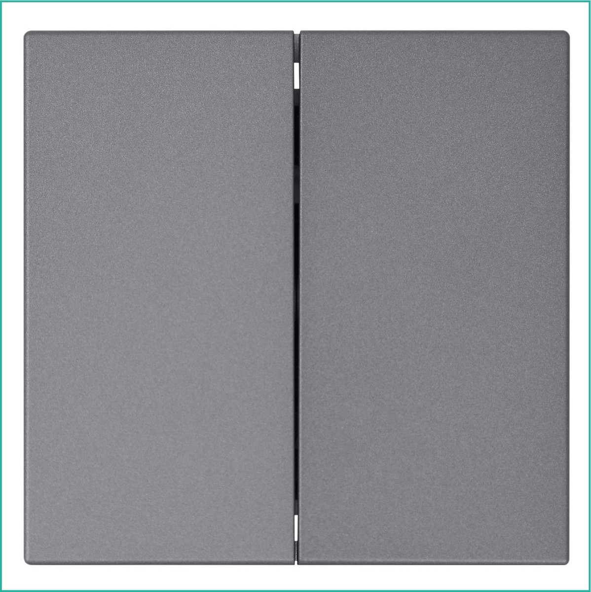 JASMART FD - розетки и выключатели Выключатель двухклавишный JASMART FD Никель 3023NI