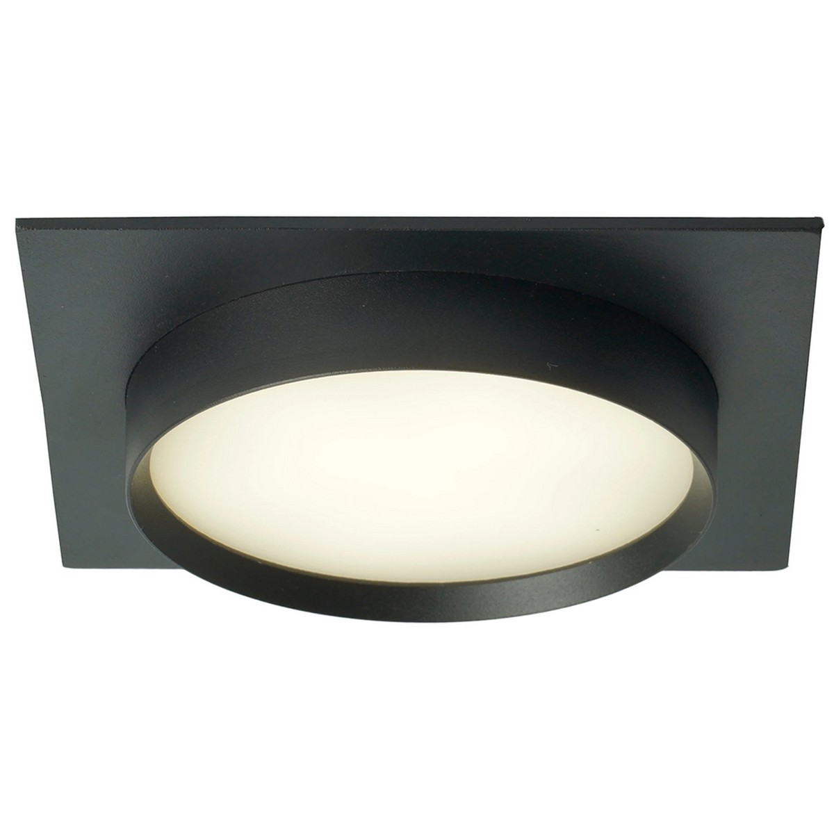 Встраиваемые светодиодные светильники Светильник встраиваемый Feron DL506 потолочный GX53 черный круг 51357 