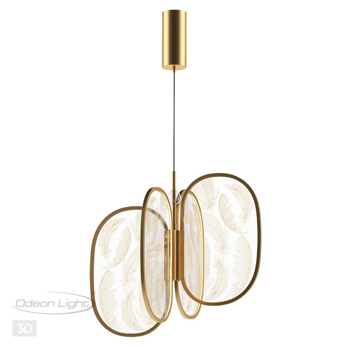 Подвесные светодиодные светильники Подвесной светильник ODEON LIGHT 6664/53L PIUMA 
