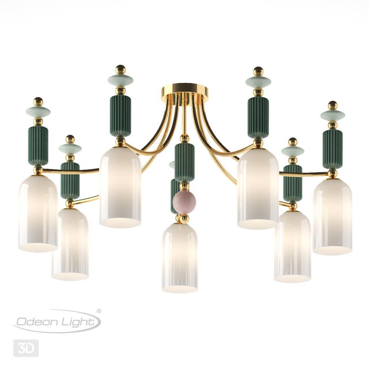 Люстры Люстра потолочная ODEON LIGHT 4861/7C CANDY 