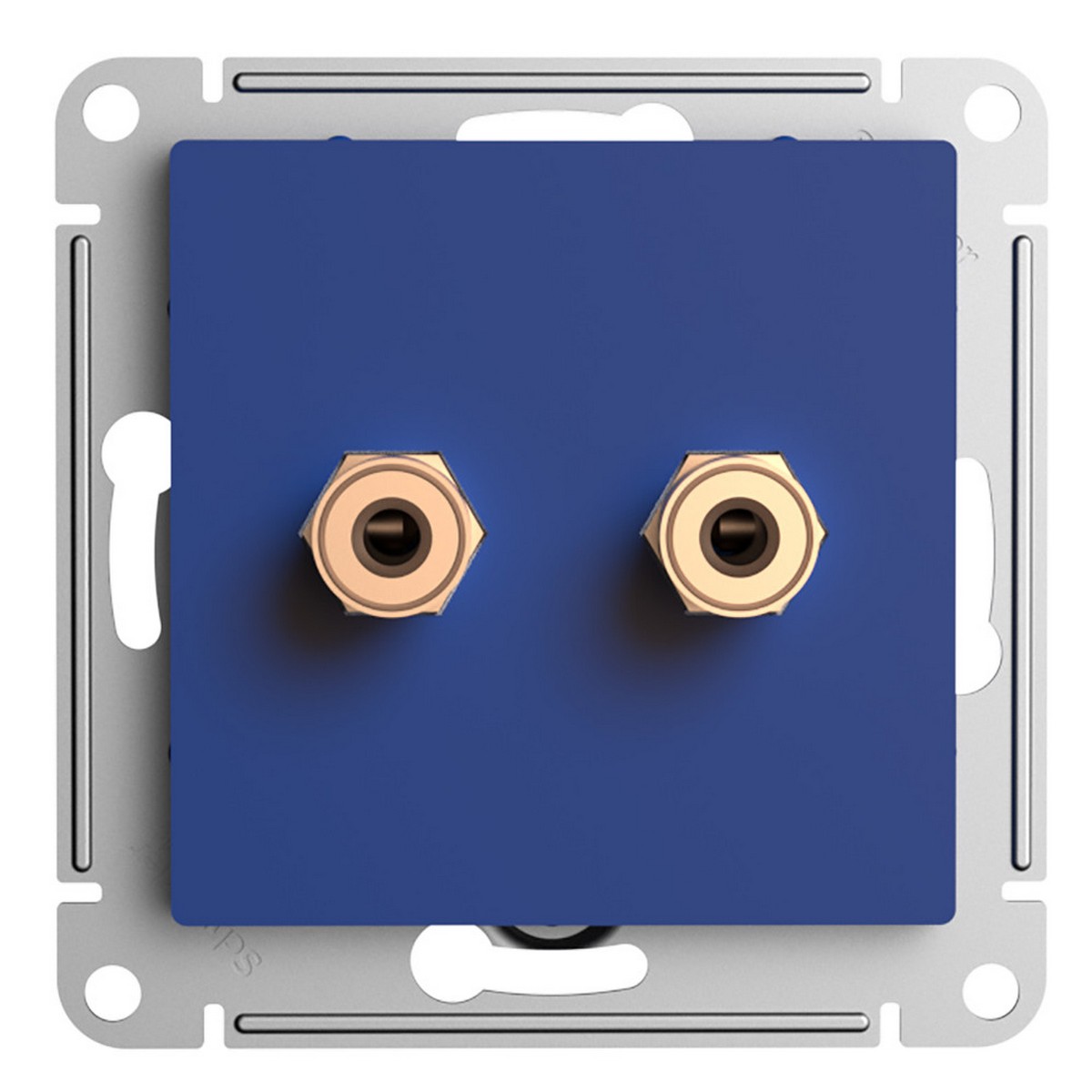 AtlasDesign Аквамарин Аудиорозетка Systeme Electric AtlasDesign Аквамарин двойная ATN001187