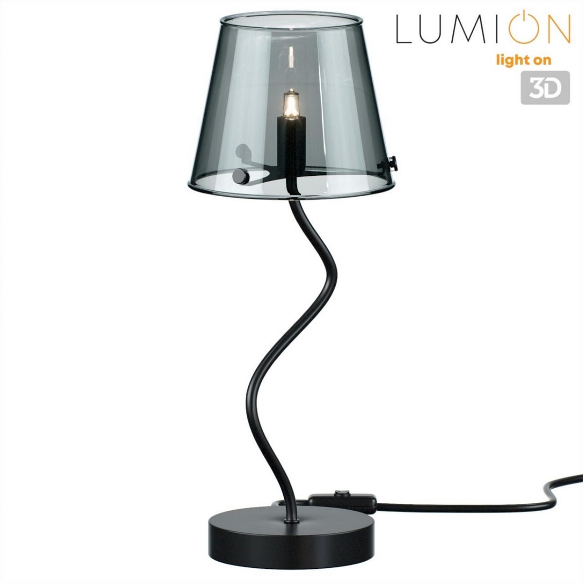 Настольные лампы Настольная лампа LUMION 6570/1T SMOKY 