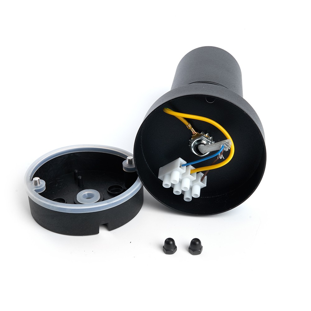 Уличные настенные светильники Светильник садово-парковый Feron DH1704 на стену GU10 230V черный (на стену) 48322 