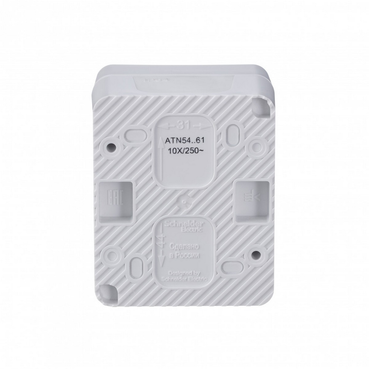 AtlasDesign Белый Переключатель 1-клавишный Systeme Electric AtlasDesign Profi54 наружный Белый IP54 ATN540161