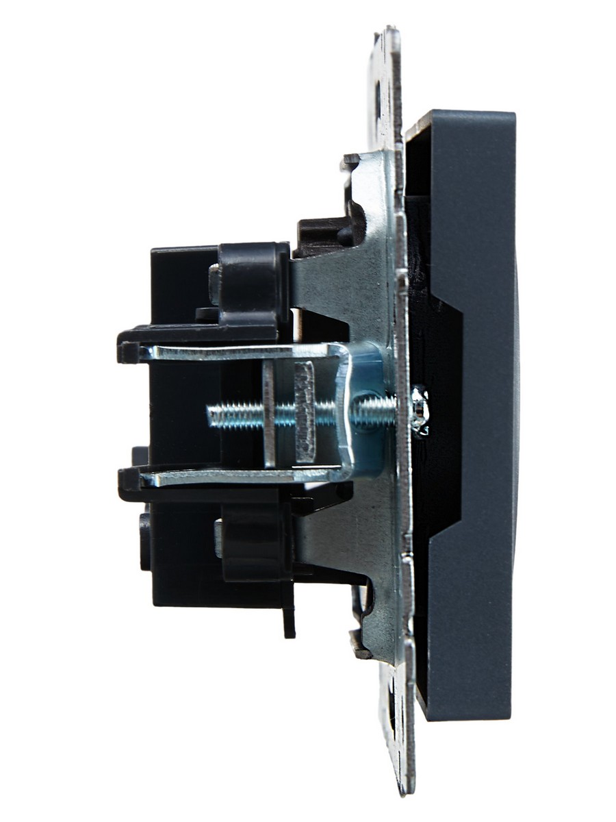 IEK Brite Маренго Розетка IEK BRITE BASE Маренго без з/к с з/ш 10А РСш10-2-БрМ BR-R13-10-K35