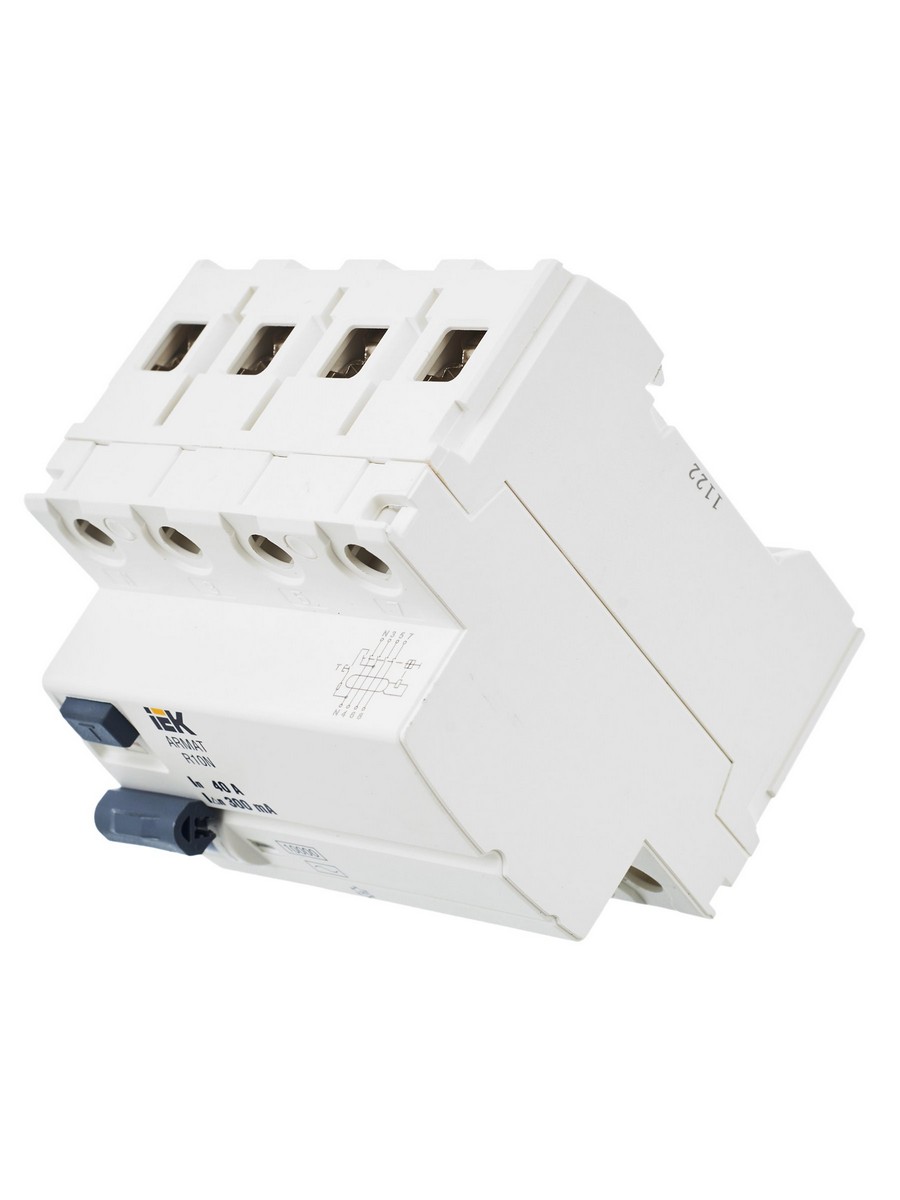 IEK ВДТ УЗО IEK ARMAT R10N 4P 40А 300мА тип AC AR-R10N-4-040C300 