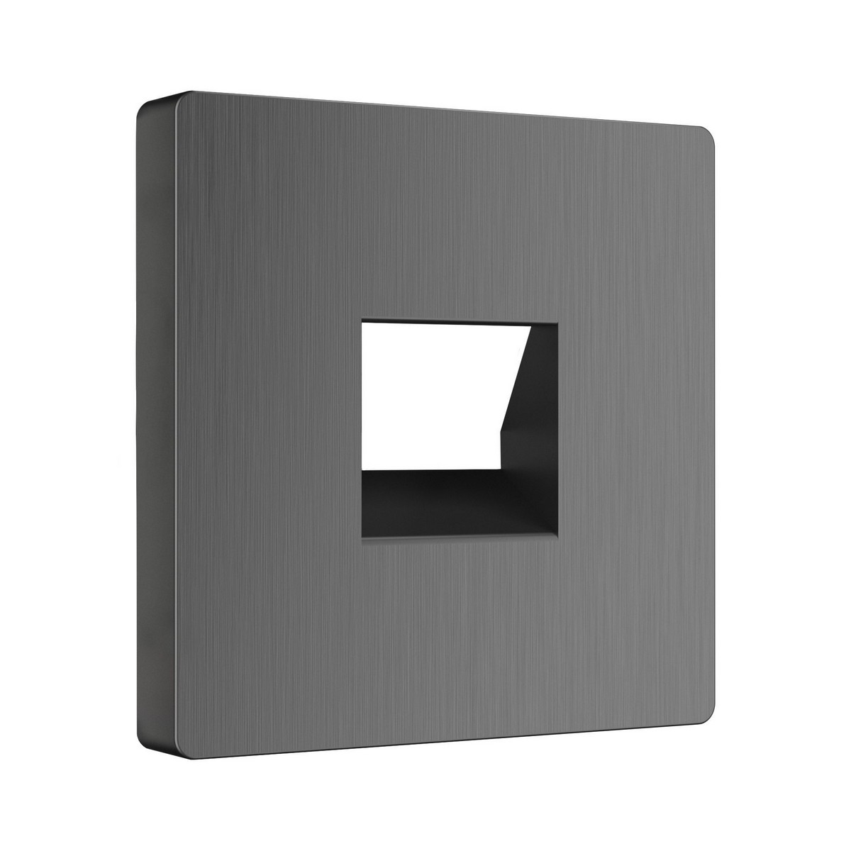 Werkel Графит рифленый механизмы Накладка Werkel для телефонной розетки RJ-11 (графит рифленый) W1192004 a050743