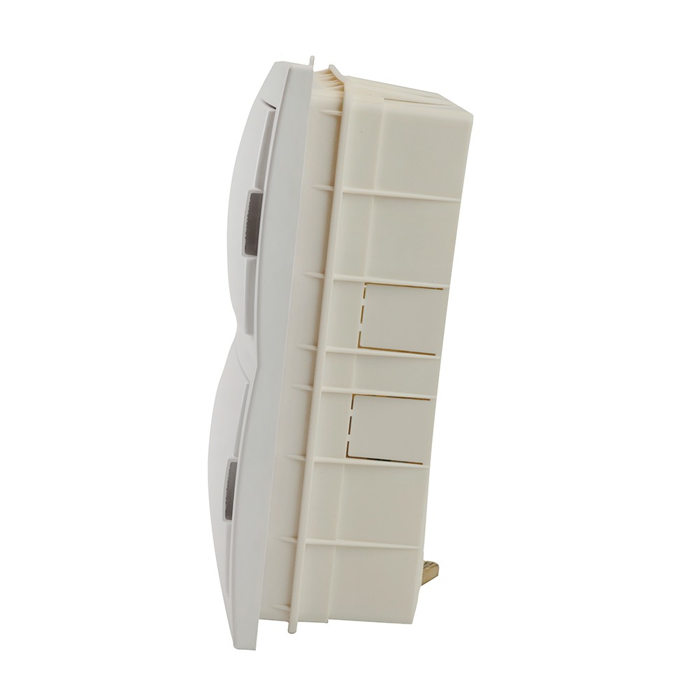 Пластиковые боксы и щиты Stekker Бокс встраиваемый STEKKER EBX50-2/16-20 16 модулей белый пластик серия Standart 49638