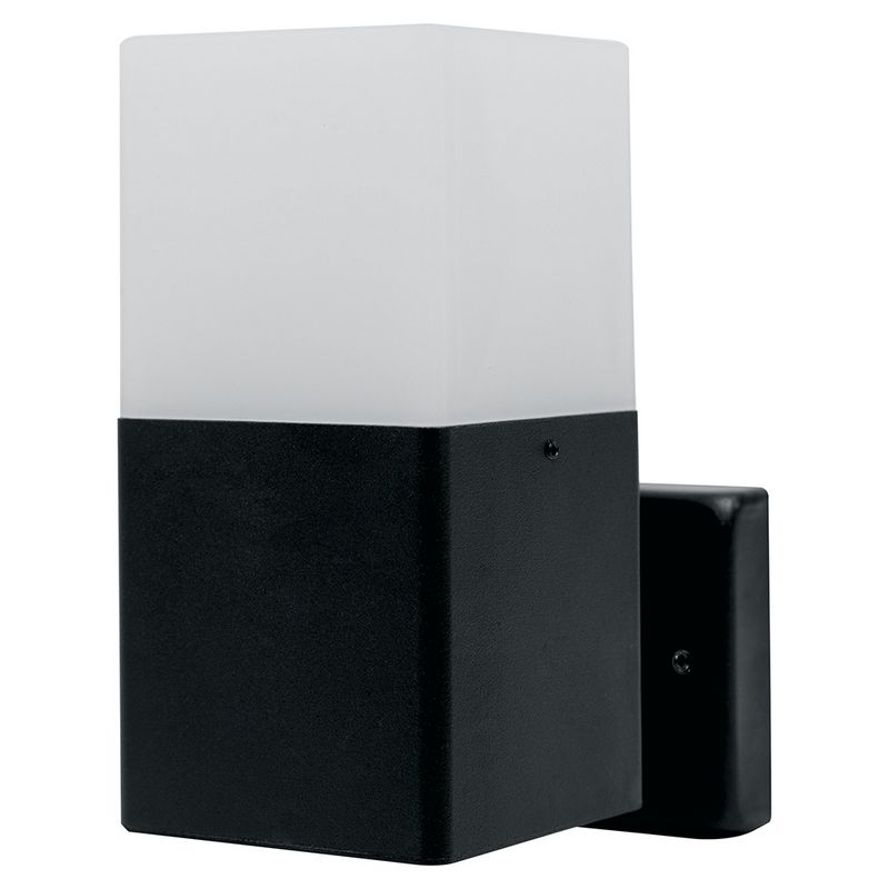 Уличные настенные светильники Светильник садово-парковый Feron DH0201 на стену вверх IP44 E27 230V 15W черный 11680 