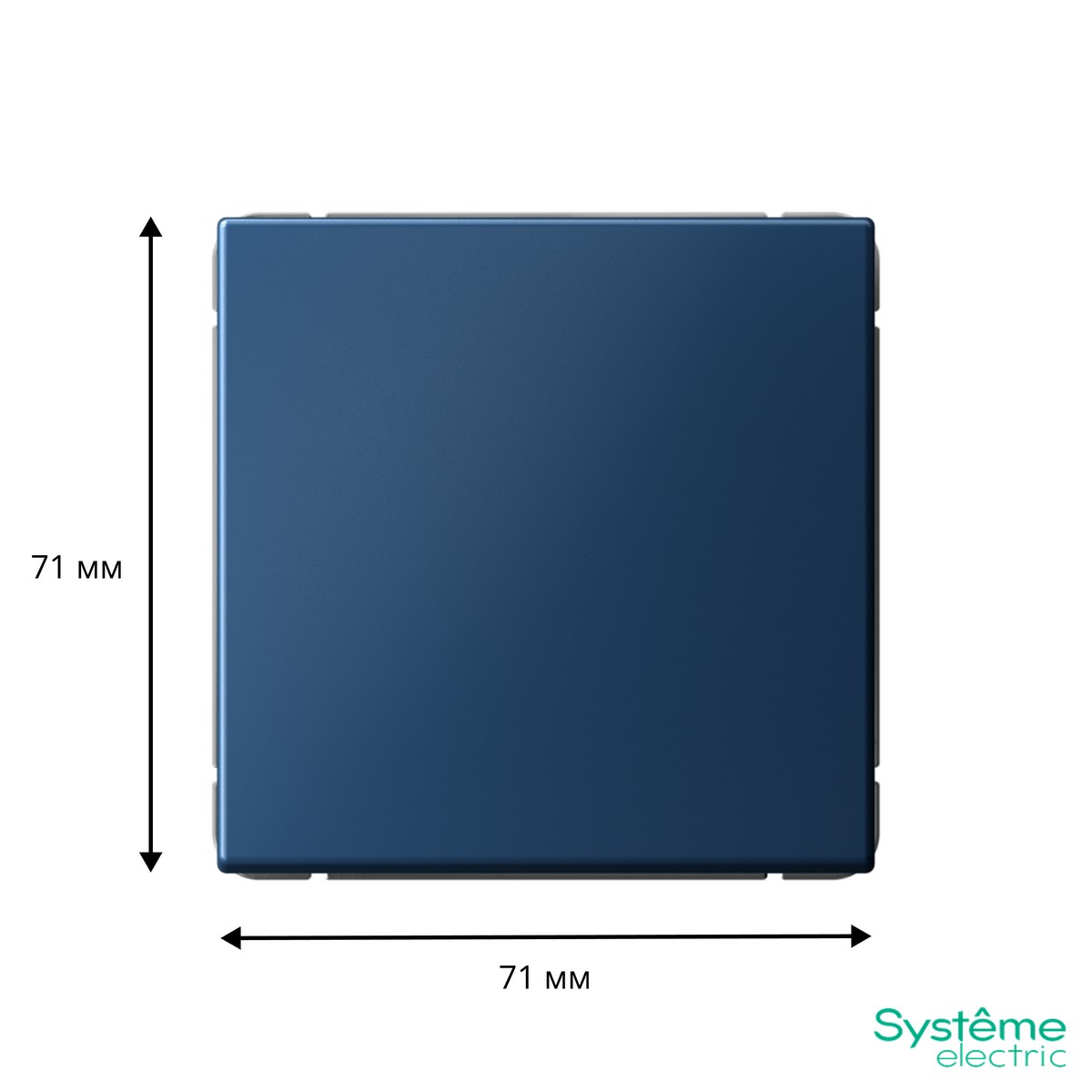 ArtGallery Аквамарин Переключатель Systeme Electric ArtGallery Аквамарин перекрестный   GAL001171