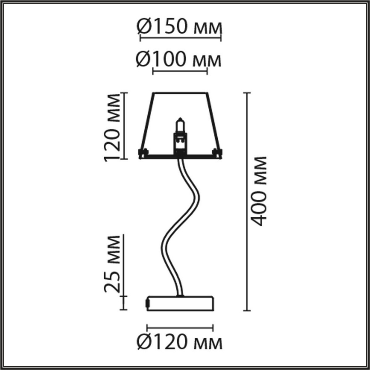 Настольные лампы Настольная лампа LUMION 6570/1T SMOKY 