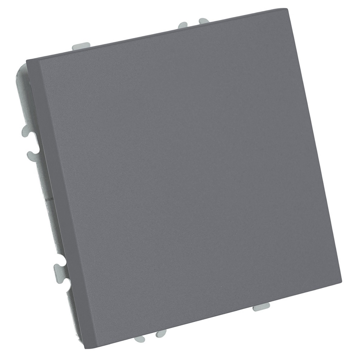 Эмили - Розетки и выключатели Stekker Переключатель 1-клавишный STEKKER Эмили RSW10-5105-10ZK платиново-серый soft touch 50240