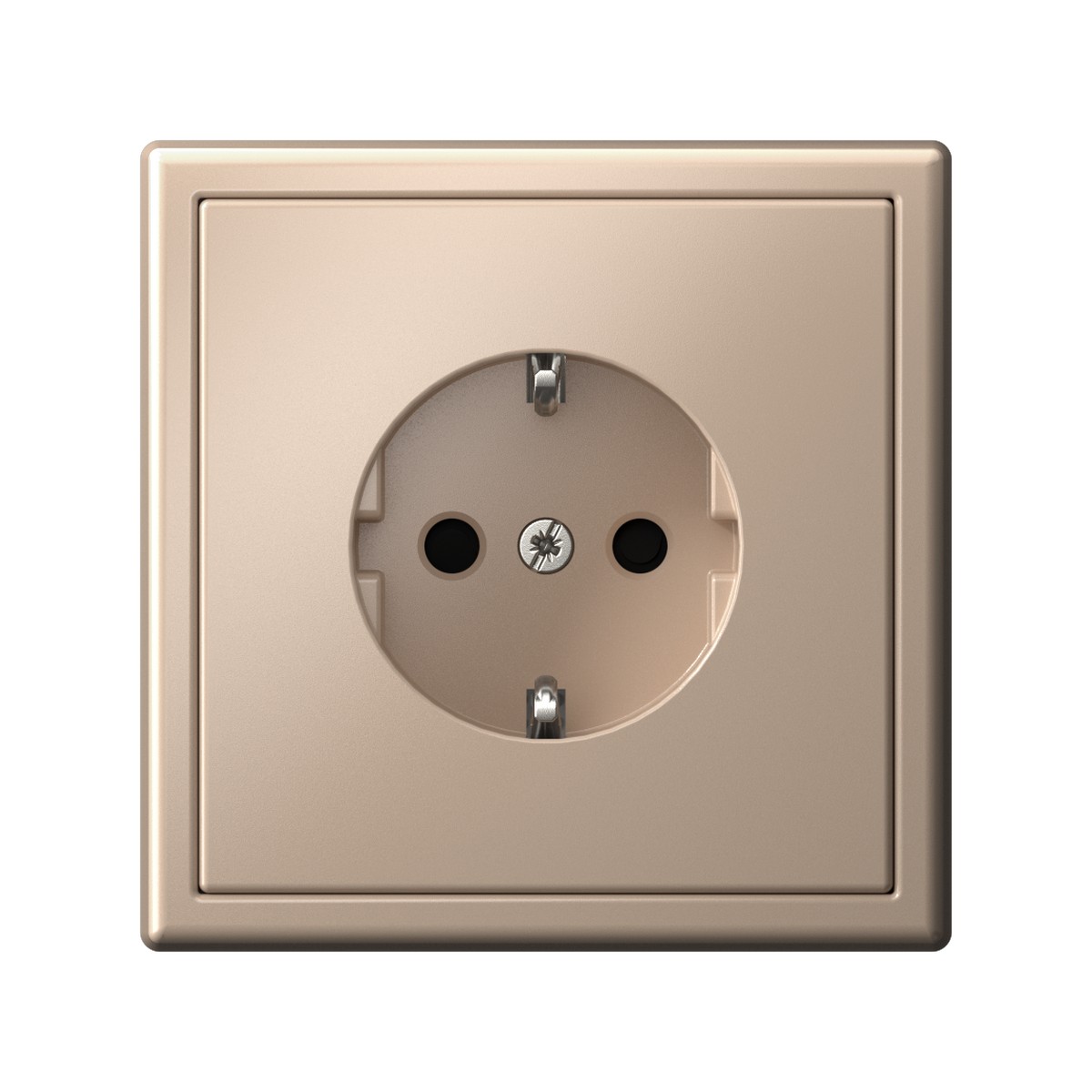 ArtGallery Песочный Розетка SE ArtGallery Песочный с заземлением со шторками, 16А быстрозажим. клем. GAL001245S