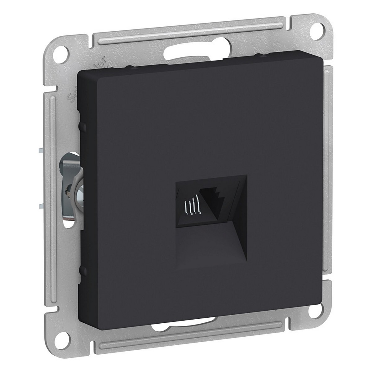 AtlasDesign Карбон Розетка телефонная Systeme Electric AtlasDesign Карбон RJ11, ATN001081