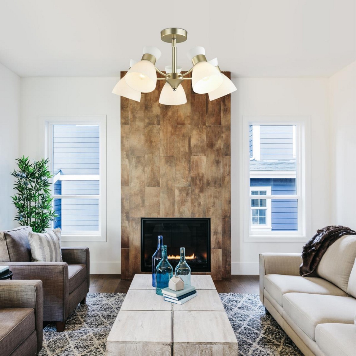 Люстры Люстра потолочная LUMION 4535/5C WILMA 