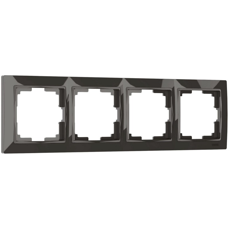 Рамки Werkel Snabb Рамка Werkel Snabb на 4 поста (серо-коричневый basic) W0042007