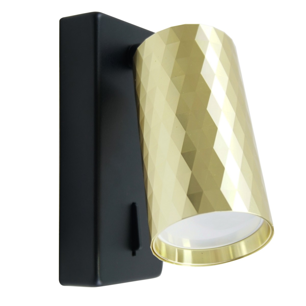 Светильники споты светодиодные Светильник спот Feron ML1880 PRISM GU10 золото и чёрный 48671 