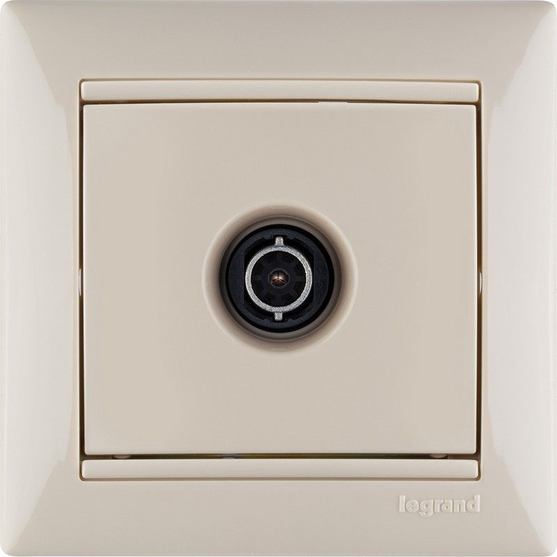Legrand Valena Classic Кремовый Розетка TV Legrand Valena Крем единственная 1,5 дБ 774329