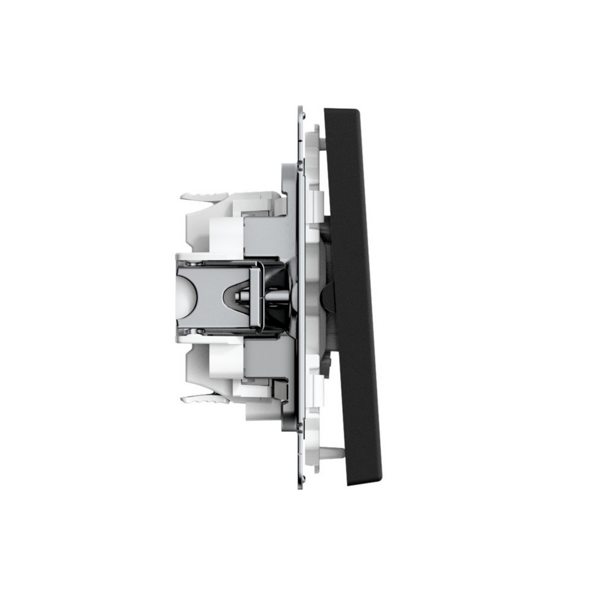 ArtGallery Карбон Выключатель SE ArtGallery Карбон 2-клавишный кнопочный, быстрозажим. клем. GAL001017S