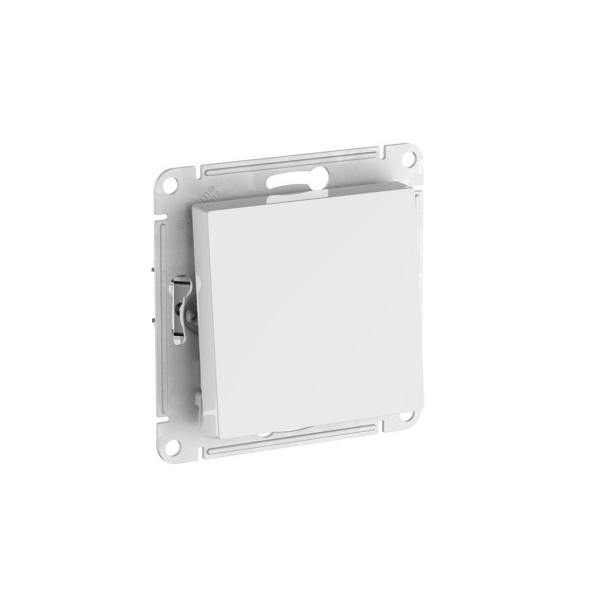 AtlasDesign Белый Переключатель SE AtlasDesign Aqua Белый 1-клавишный IP44 быстрозажим. клем. ATN440161S