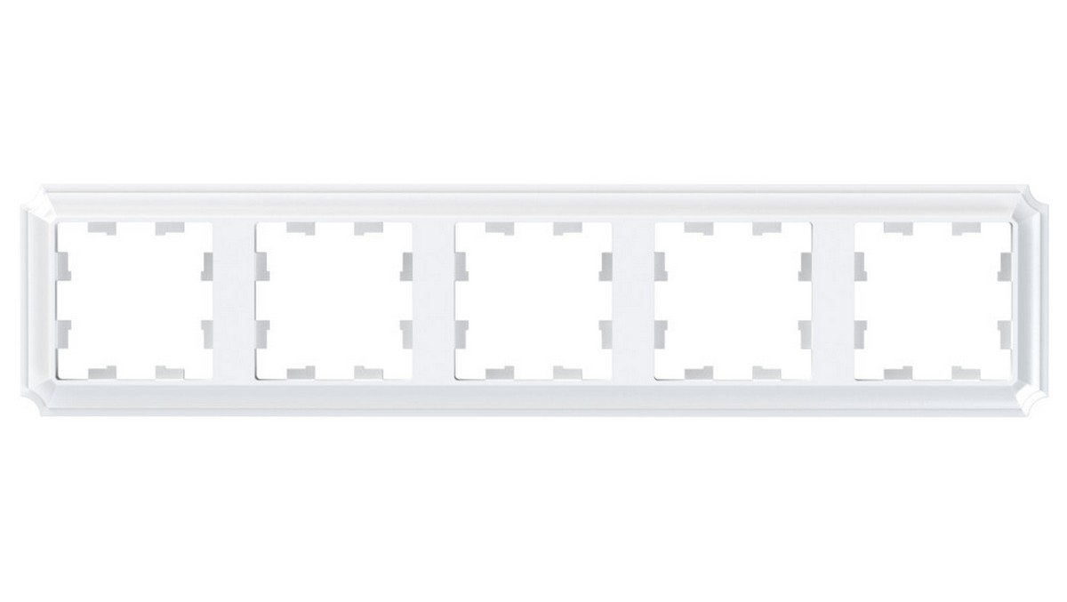 AtlasDesign Рамки Antique Рамка Systeme Electric AtlasDesign Antique Белый 5-ая, универсальная ATN100105