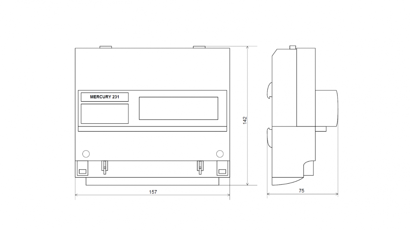 Электросчетчики Счётчик электроэнергии трехфазный Меркурий 231 АМ-01 однотарифный 60А
