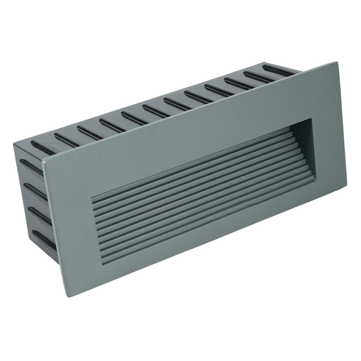 Уличные настенные светильники Светодиодный светильник Feron LN012-1 встраиваемый 5W 4000K IP65 серый 51955 