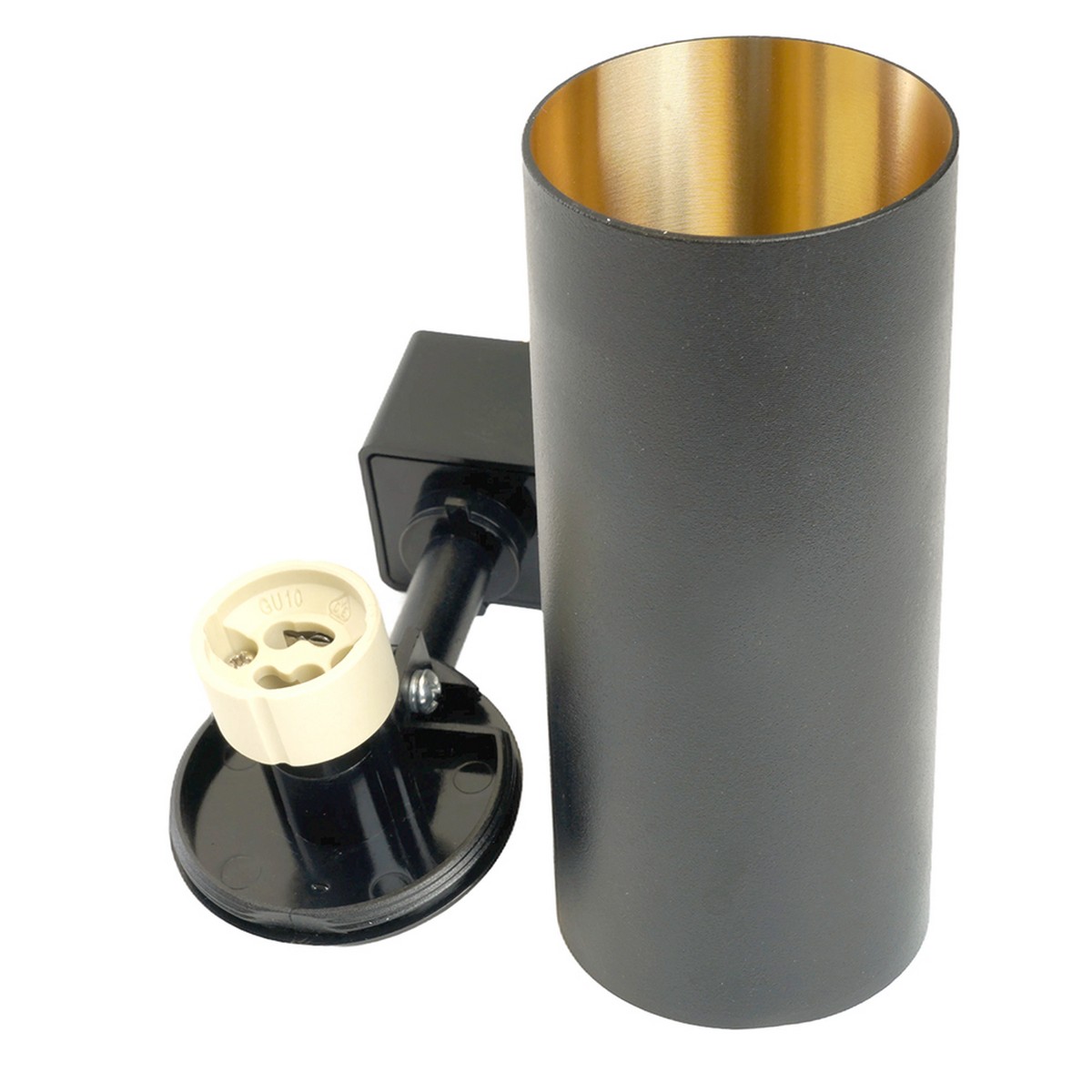 Трековые светодиодные светильники Светильник Feron AL155 трековый под лампу GU10 черный-золото 48715 