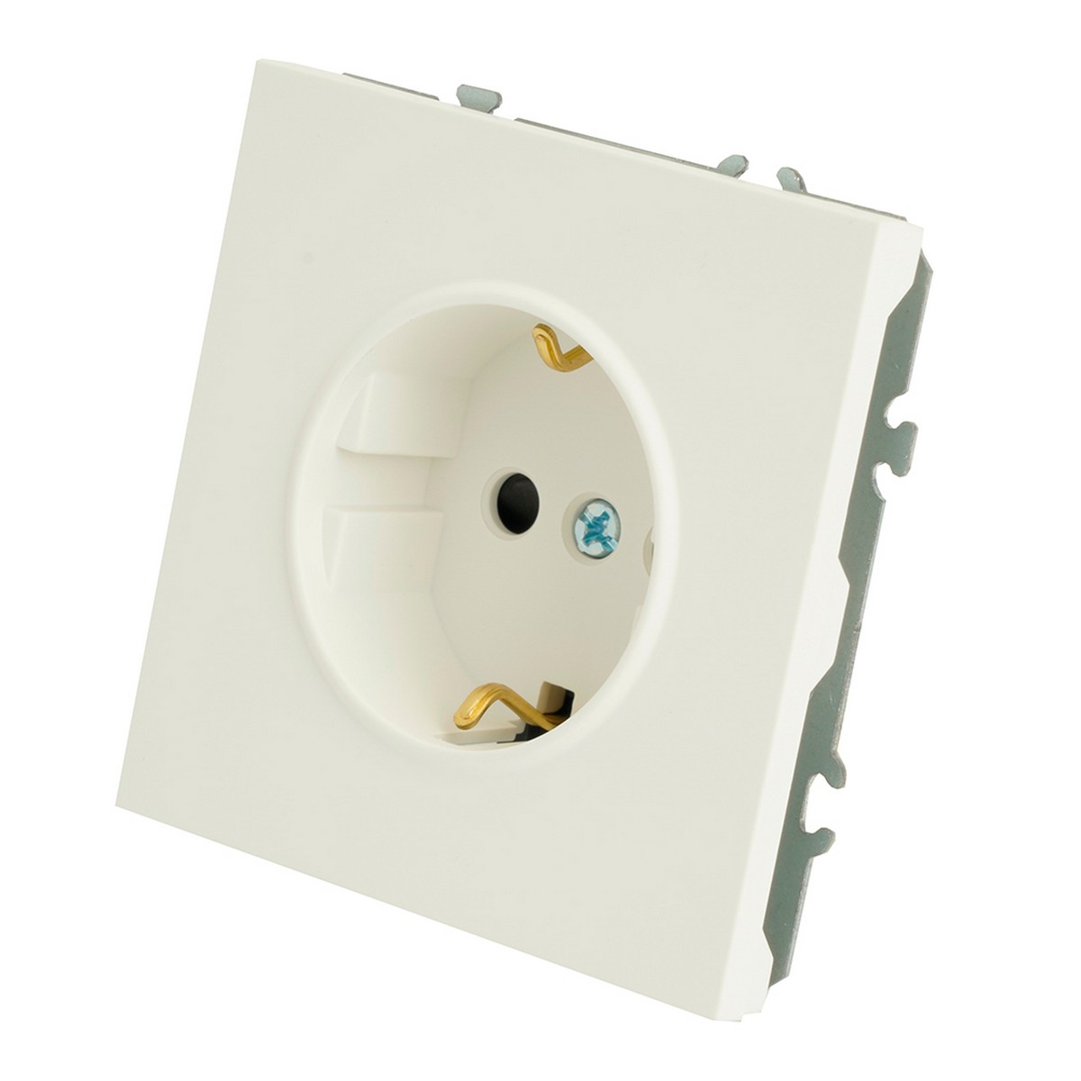 Эмили - Розетки и выключатели Stekker Розетка 1-ая с защитной шторкой с/з STEKKER Эмили RST16-5110-01 белый фарфор soft touch 49880