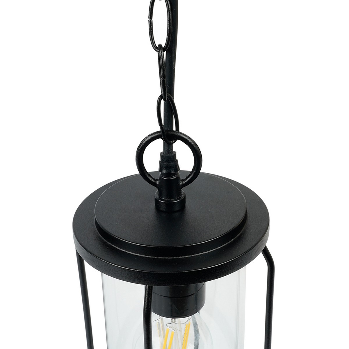 Уличные светильники на цепочке Светильник садово-парковый Feron PL795 на цепочке 100W 220-240V E27 черный 51966 