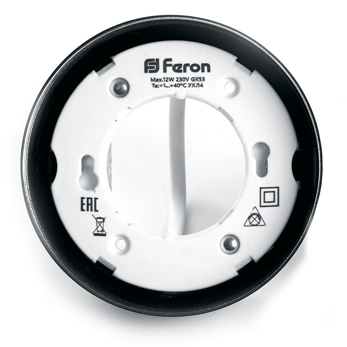 Светильник спот потолочный Feron HL356 12W GX53 черный 41510