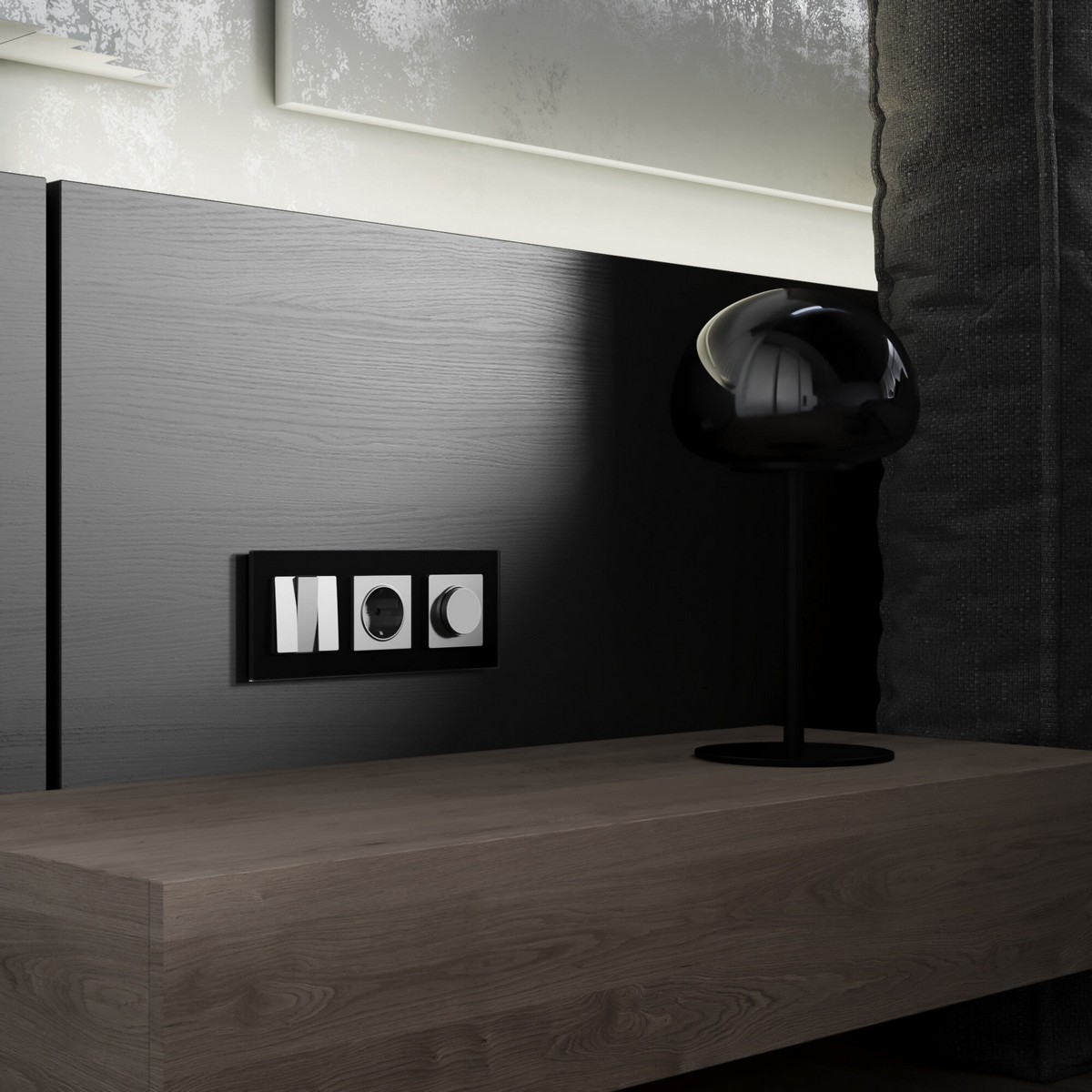 Werkel Серебряный матовый Выключатель трехклавишный Werkel (серебряный матовый) W1130065